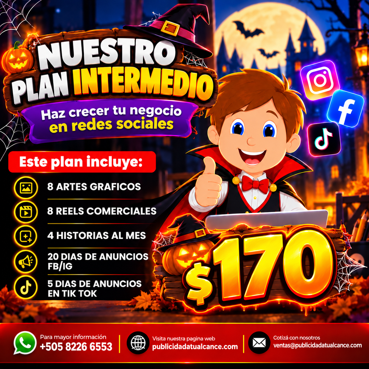 Plan de Redes Intermedio $170